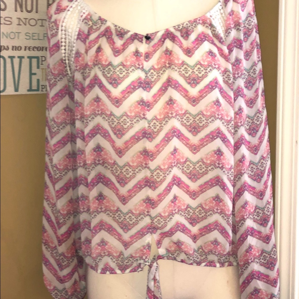 Boho Chevron Top